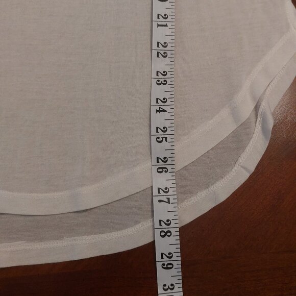 Kersh Sheer/Fine White T-shirt with Rose Fist Detail - Picture 12 of 13